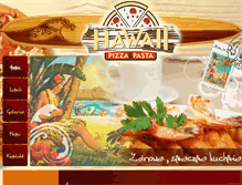 Tablet Screenshot of hawaiipizza.pl